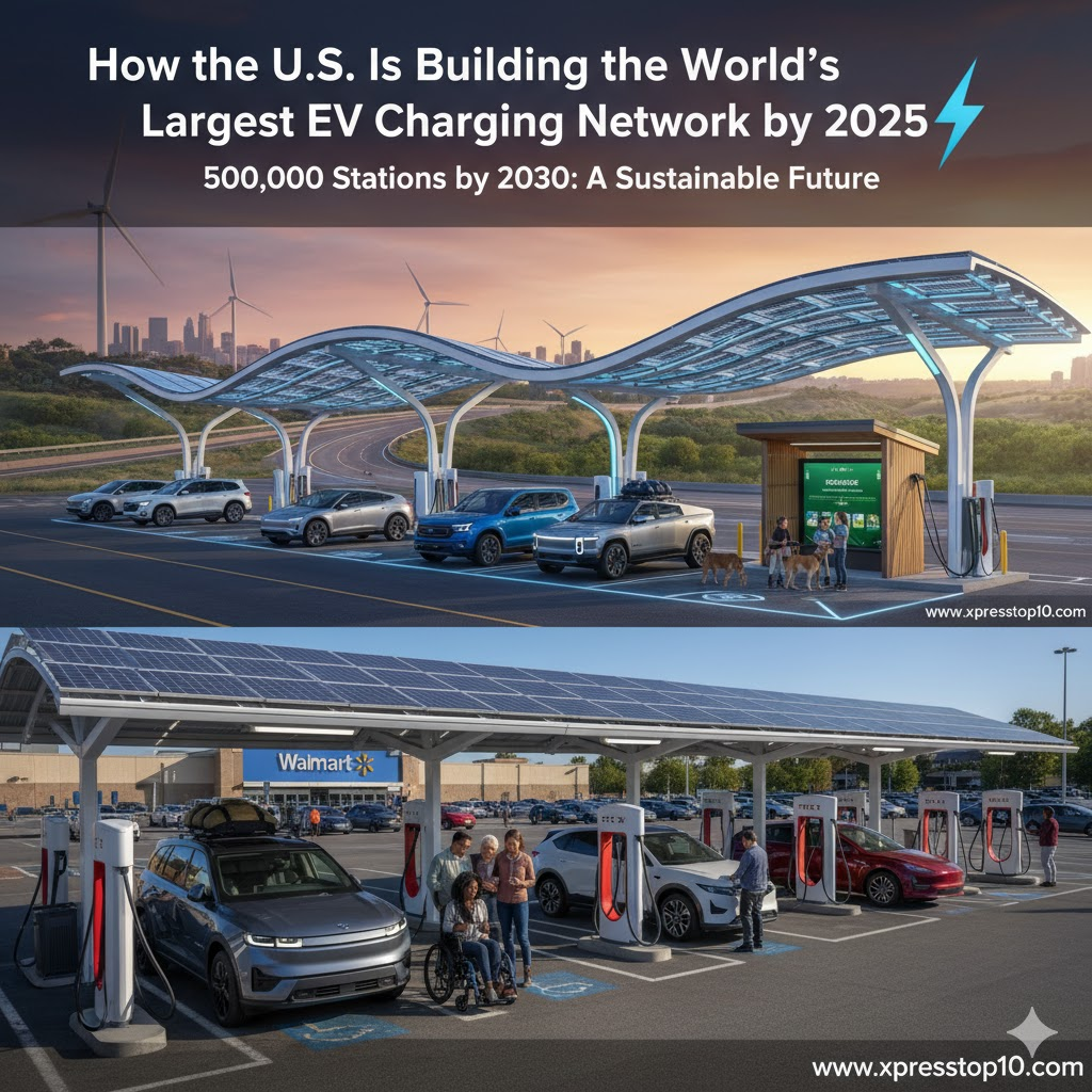 How the U.S. Is Building the World’s Largest EV Charging Network by 2025