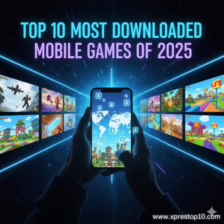 TOP 10 MOST DOWNLOADED MOBILE GAMES 2025 intelligence overview