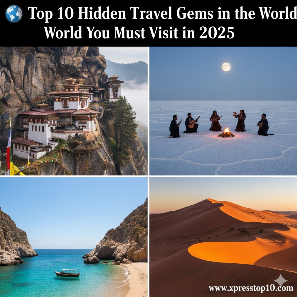 Top 10 Hidden Travel Gems in the World You Must Visit in 2025