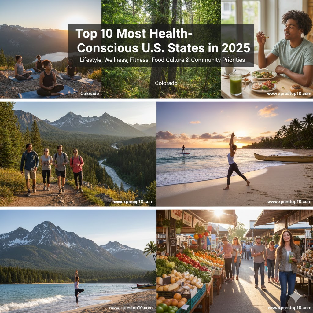 Top 10 Most Health-Conscious U.S. States in 2025