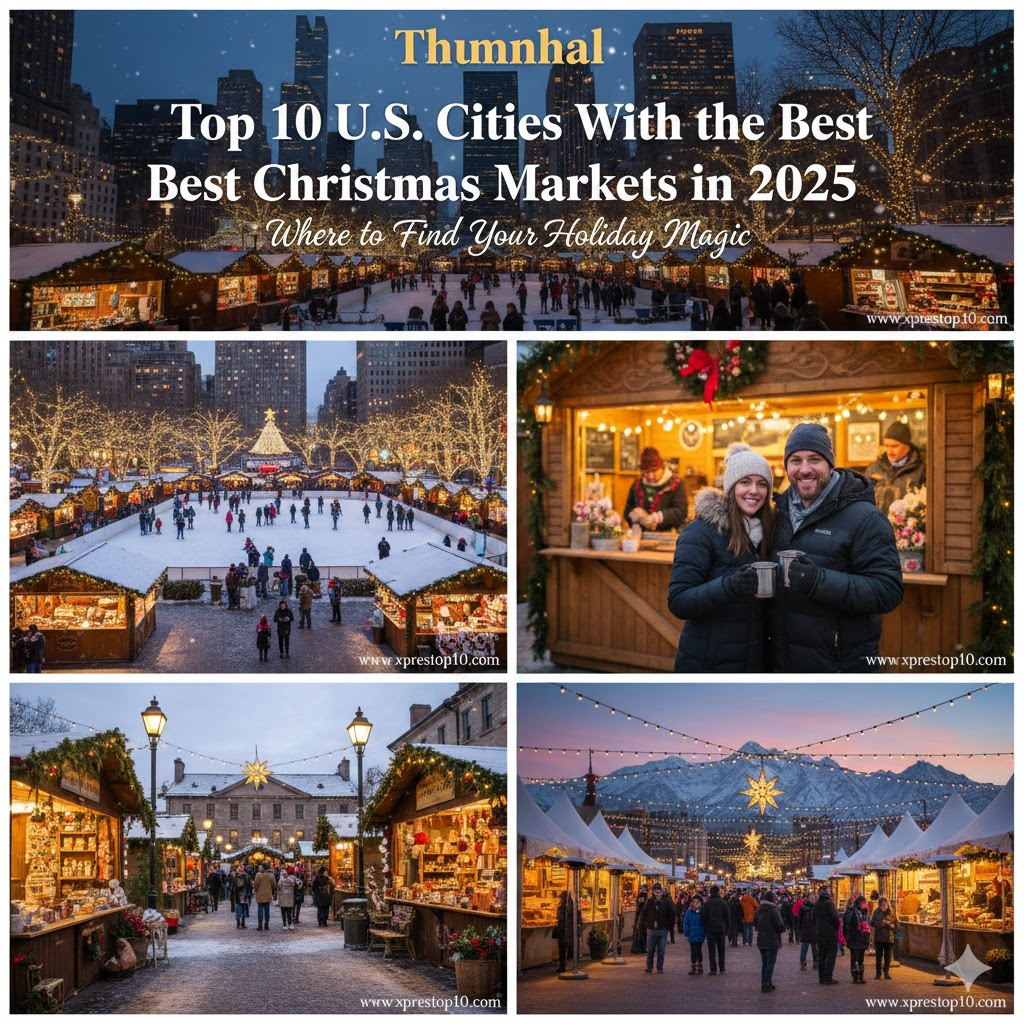 Top 10 U.S. Cities With the Best Christmas Markets in 2025