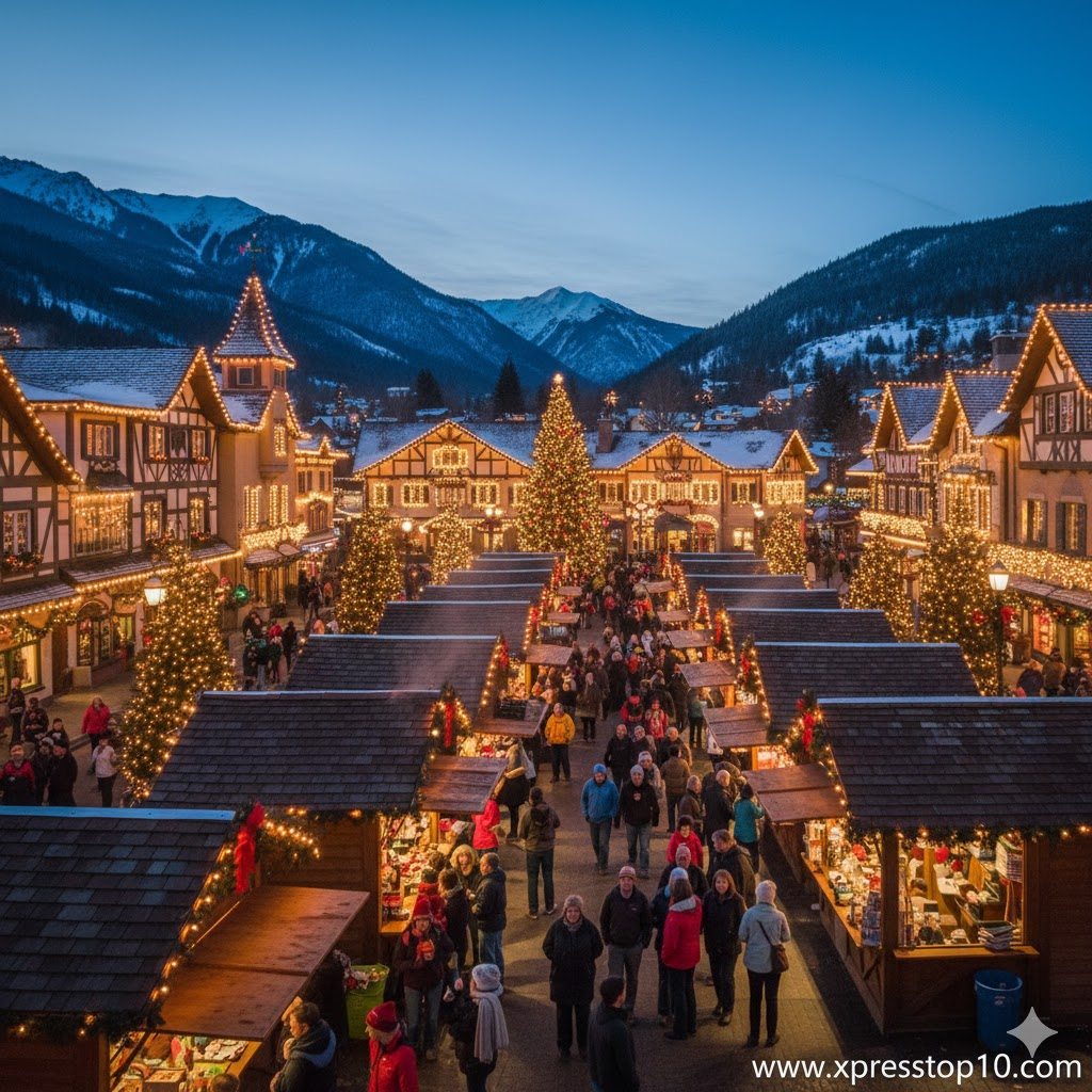 San Antonio’s River Walk becomes one of the most beautiful holiday settings in the country, with lights reflecting off the water and festive music floating through the air. 