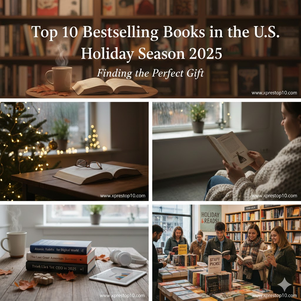 Top 10 Bestselling Books in the U.S. Heading Into the Holiday Season 2025