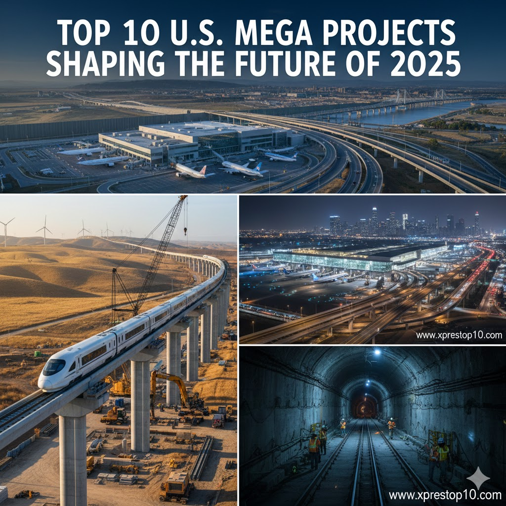 Top 10 U.S. Mega Projects Shaping the Future of 2025