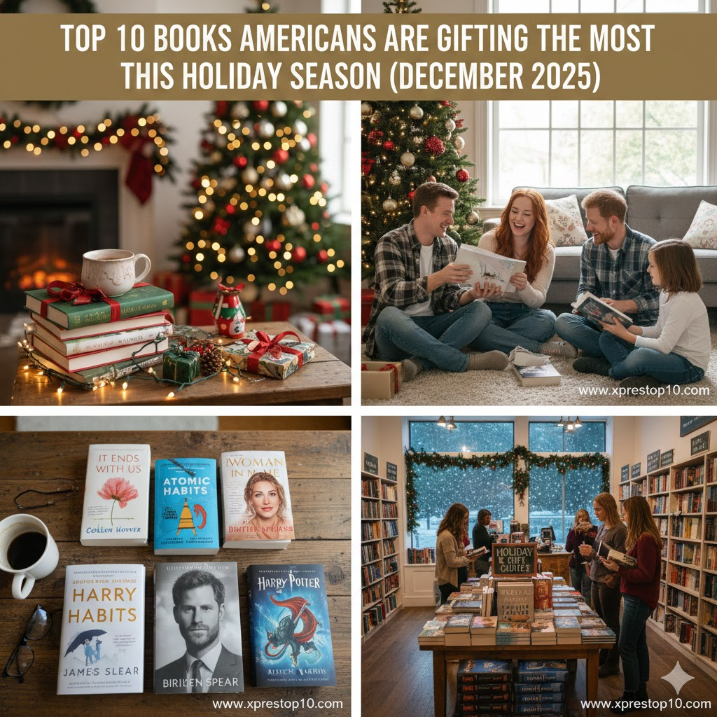 Top 10 Books Americans Are Gifting the Most This Holiday Season (December 2025)