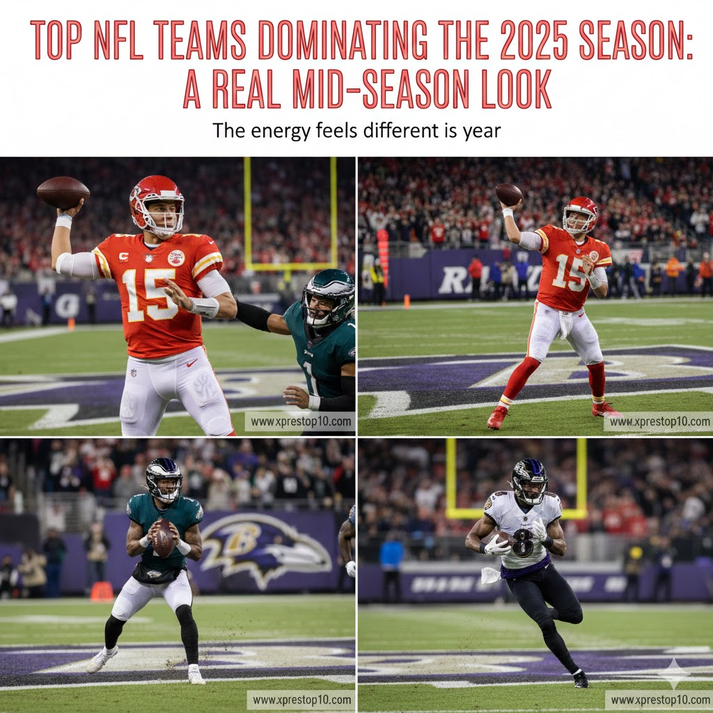 Top NFL Teams Dominating the 2025 Season: A Real Mid‑Season Look