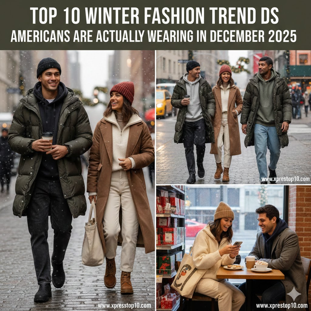 Top 10 Winter Fashion Trends Americans Are Actually Wearing in December 2025