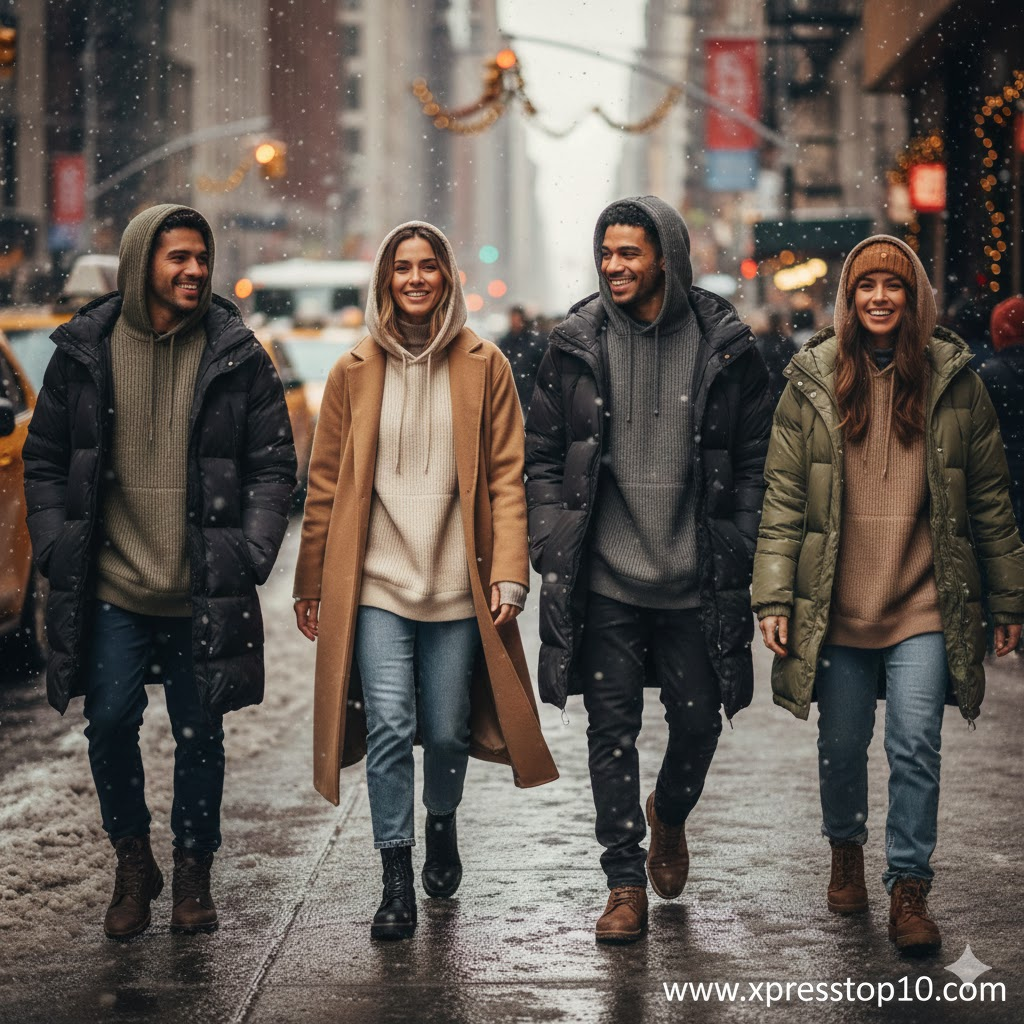 Hoodies Are No Longer “Lazy” — They’re Everyday Winter Wear