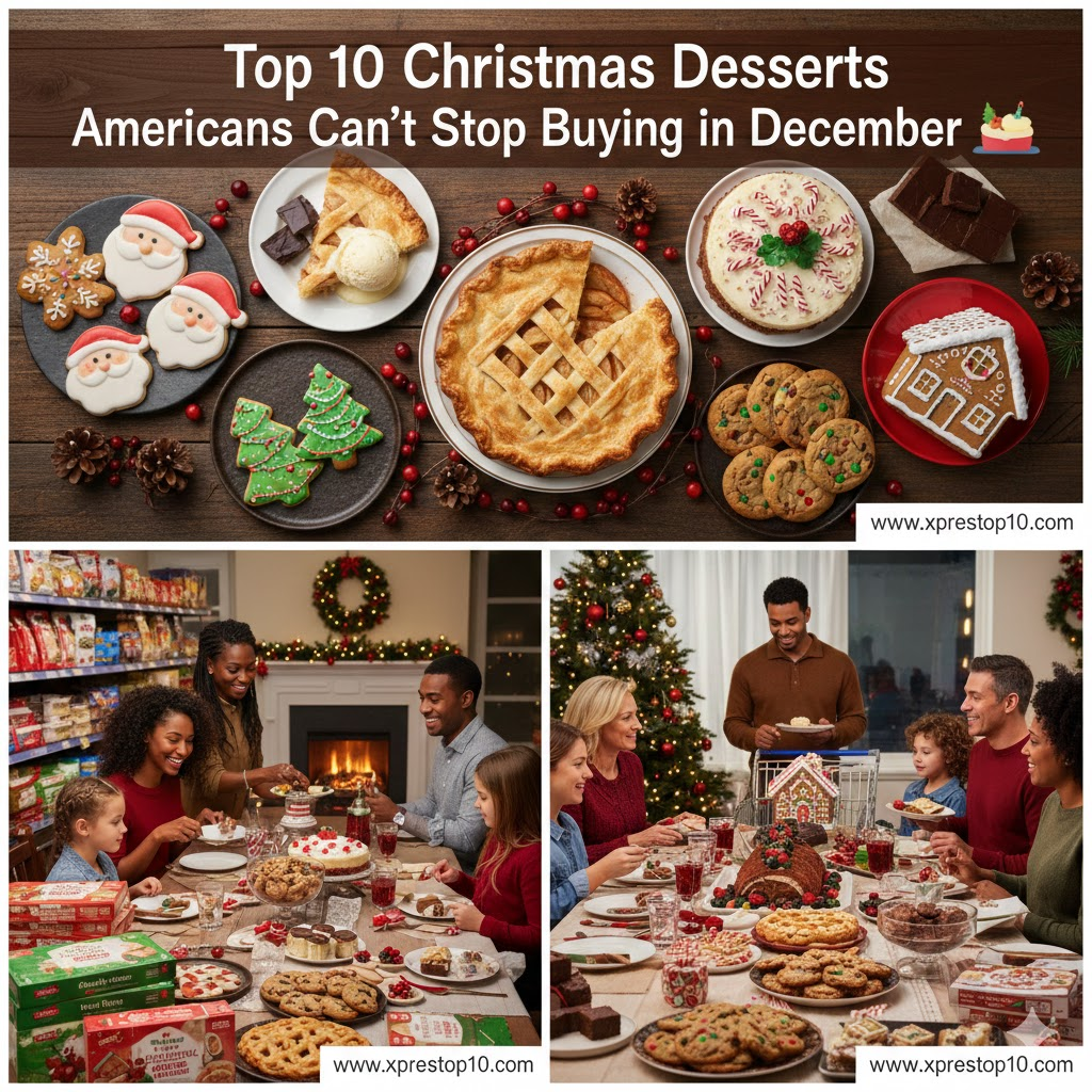 Top 10 Christmas Desserts Americans Can’t Stop Buying in December 🎄🍰