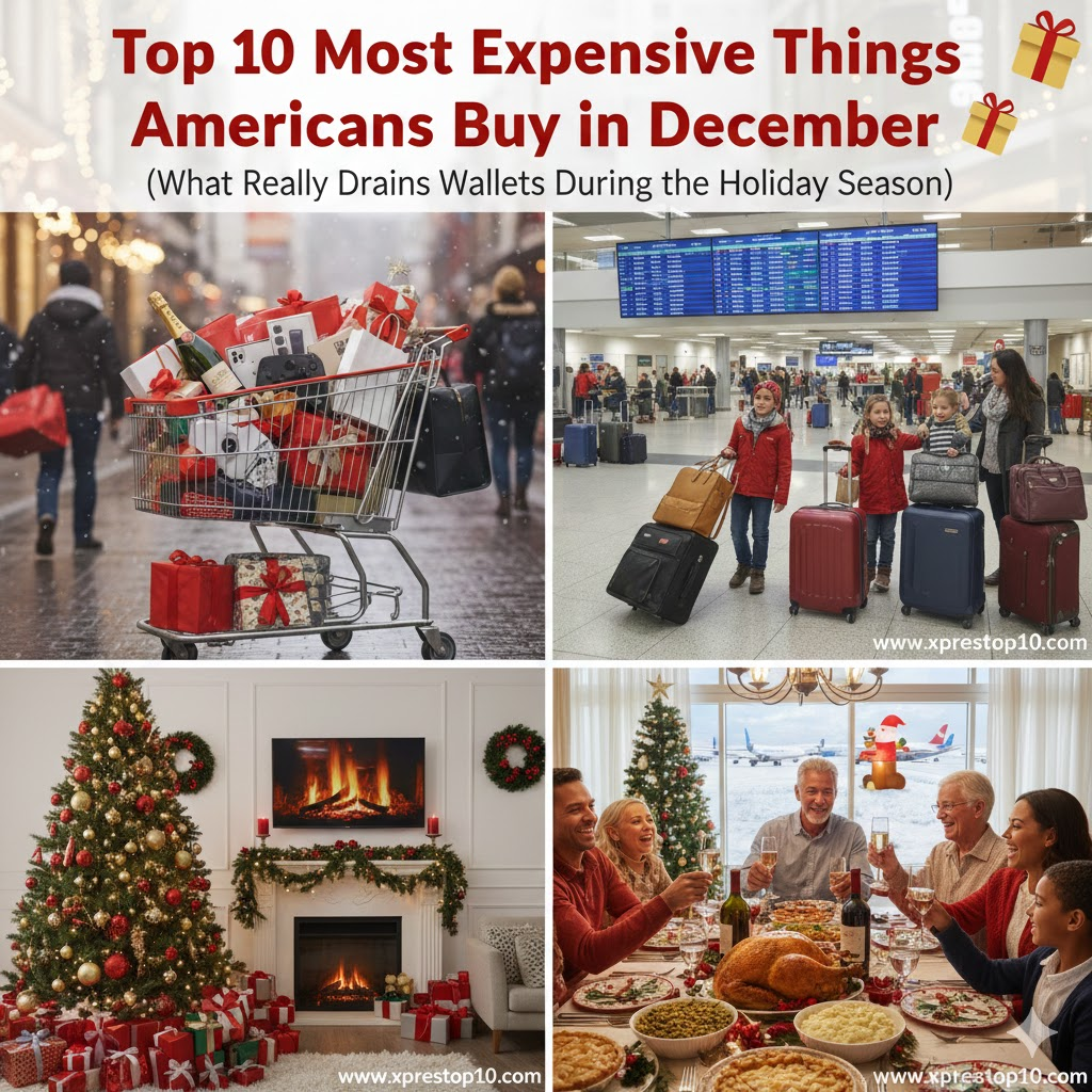 Top 10 Most Expensive Things Americans Buy in December