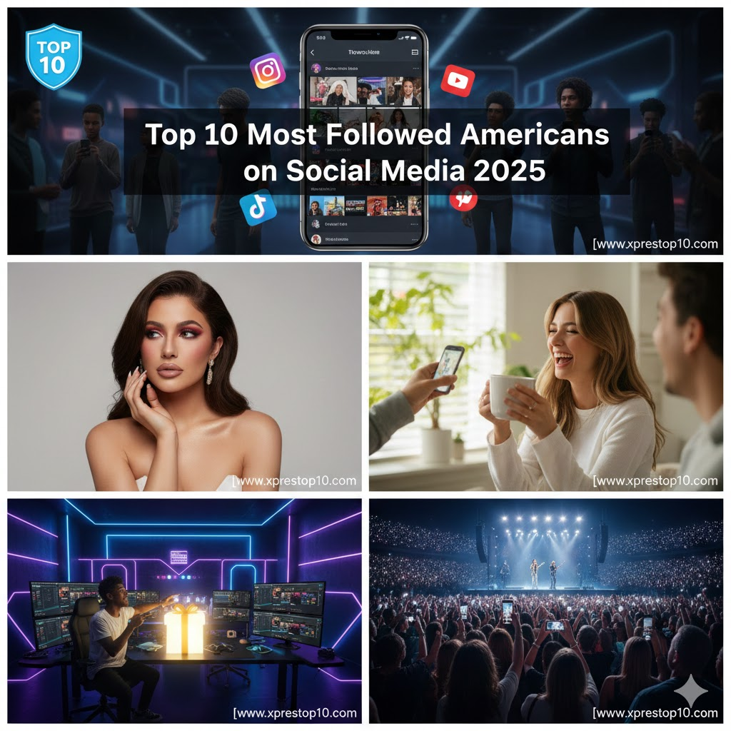 Top 10 Most Followed Americans on Social Media in 2025