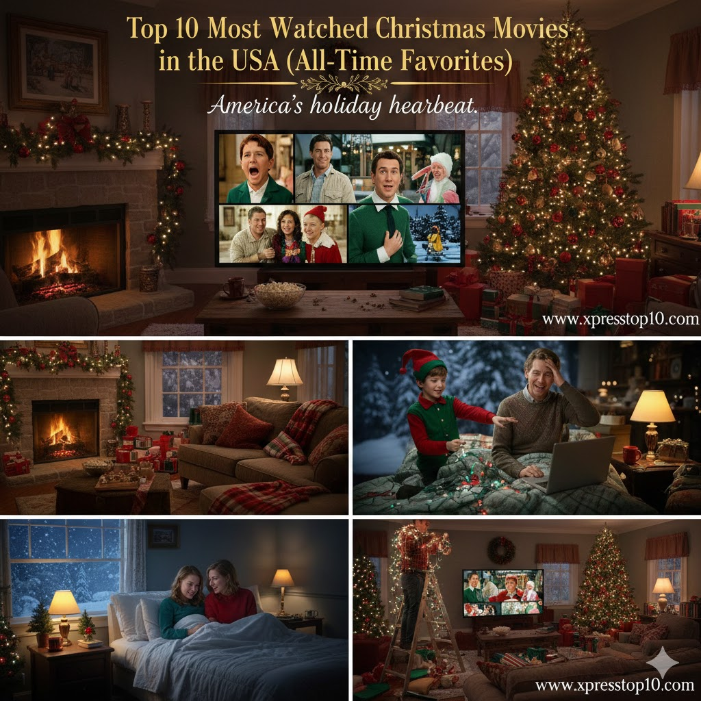 Top 10 Most Watched Christmas Movies in the USA (All-Time Favorites)