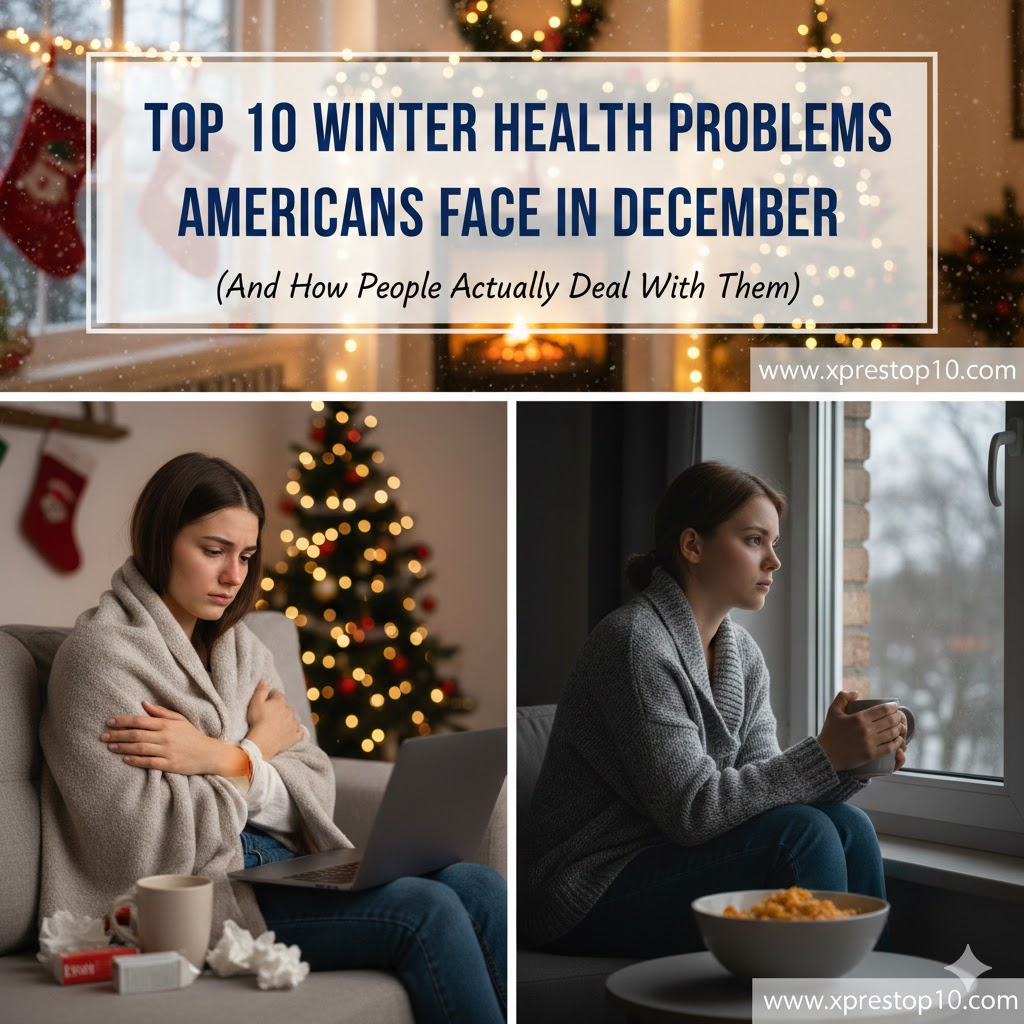 Top 10 Winter Health Problems Americans Face in December (And How People Actually Deal With Them)