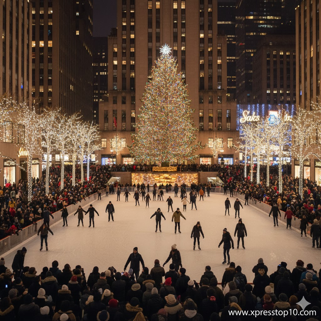 For many, this is the best place to celebrate Christmas in the USA if you want pure holiday charm.
