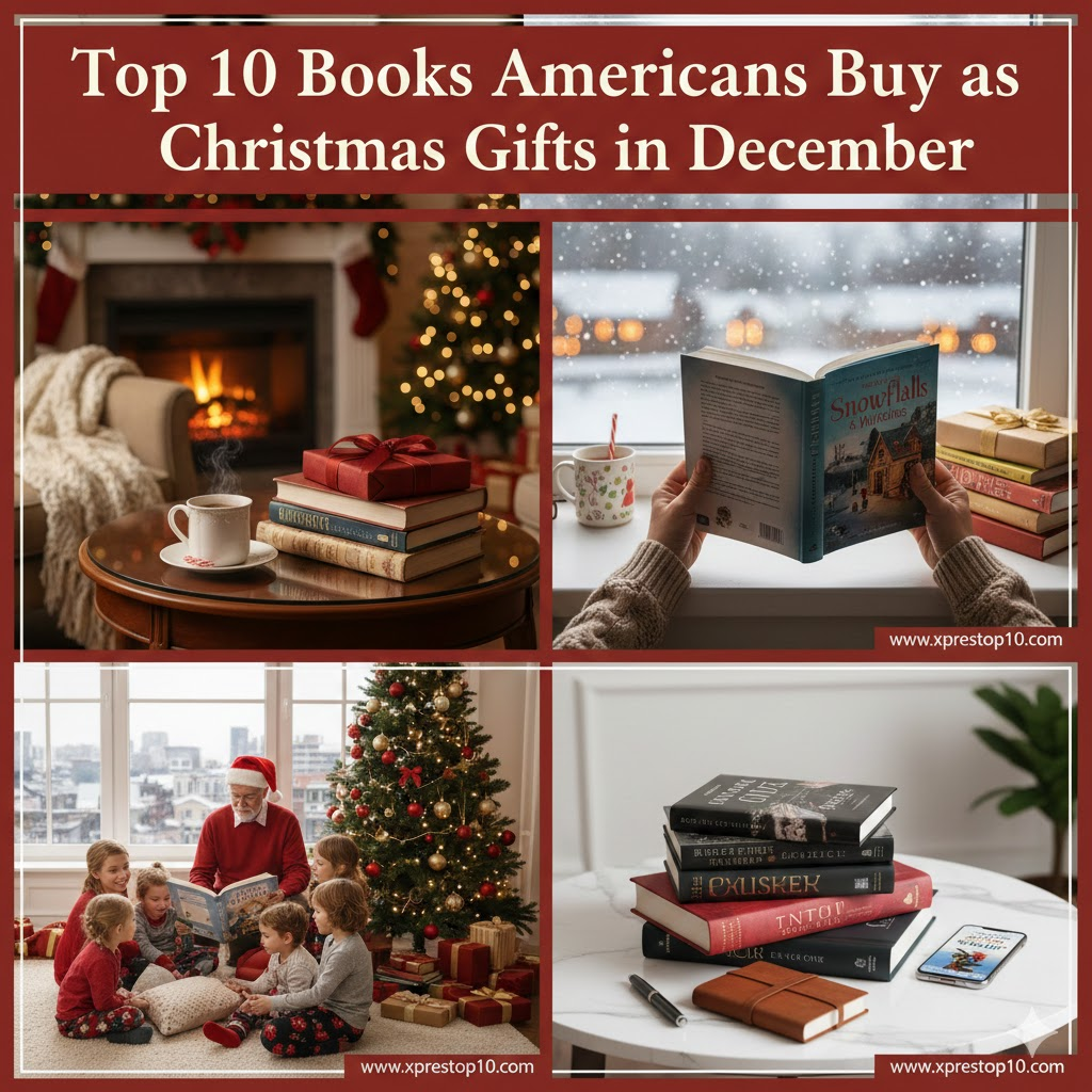 Top 10 Books Americans Buy as Christmas Gifts in December