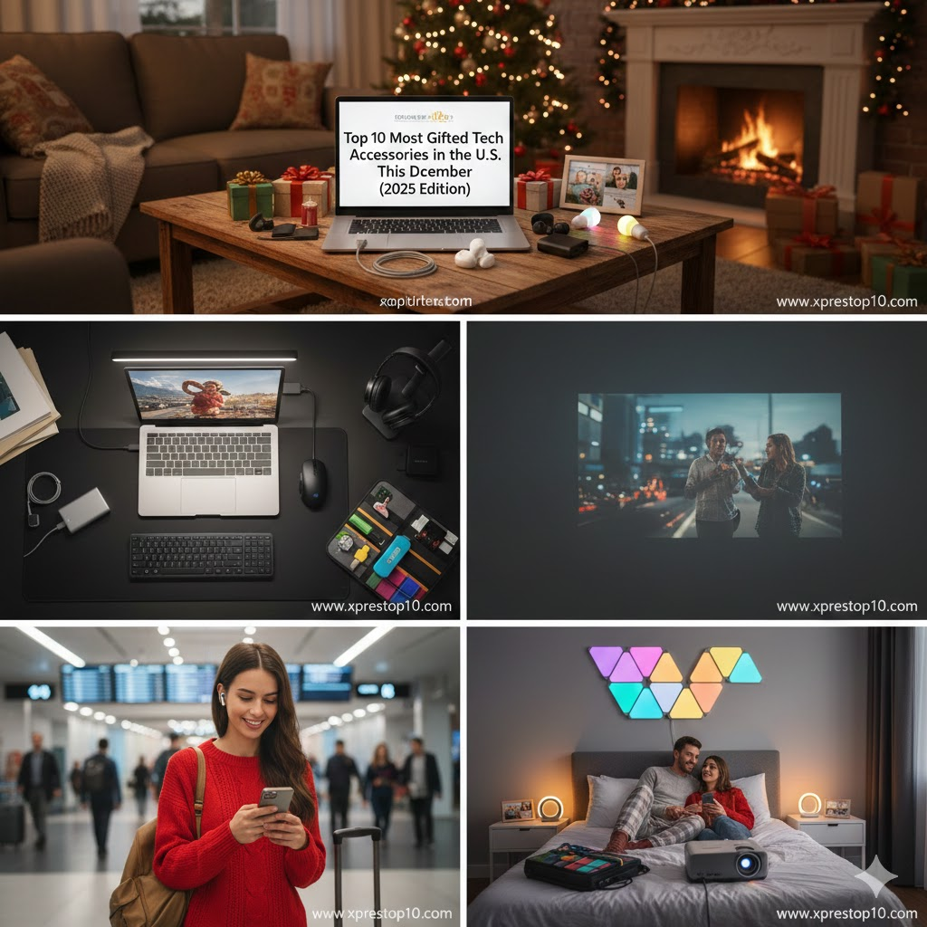 Top 10 Most Gifted Tech Accessories in the U.S. This December (2025 Edition)