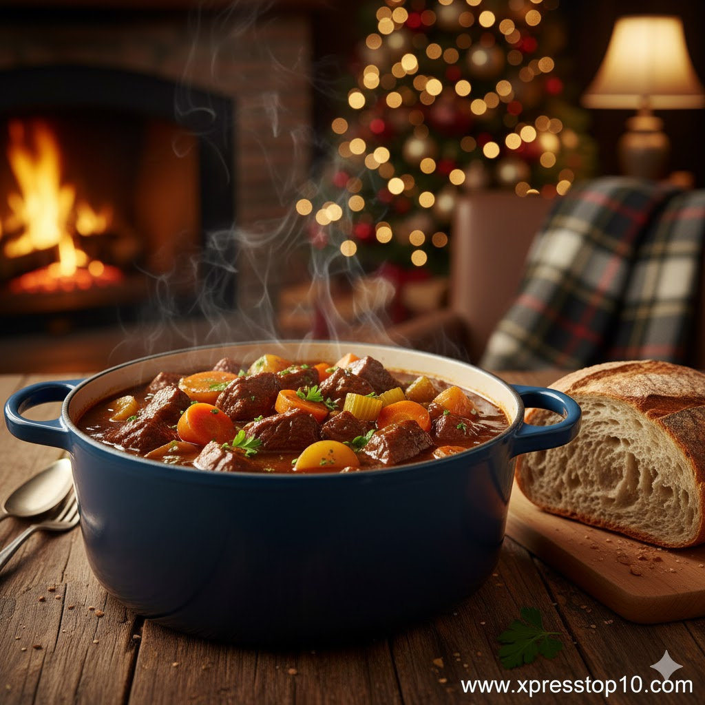 Beef stew reflects how Americans cook in winter—less rush, more patience, more warmth.