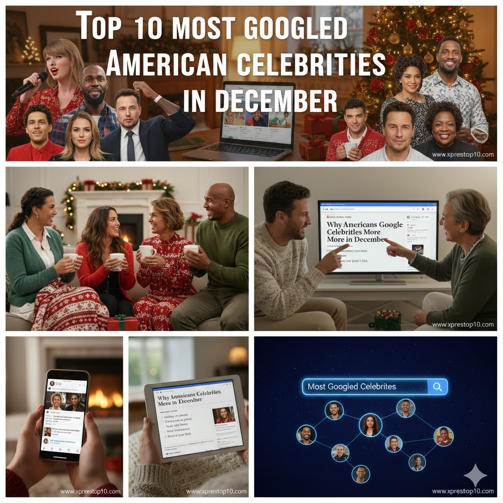Top 10 Most Googled American Celebrities in December