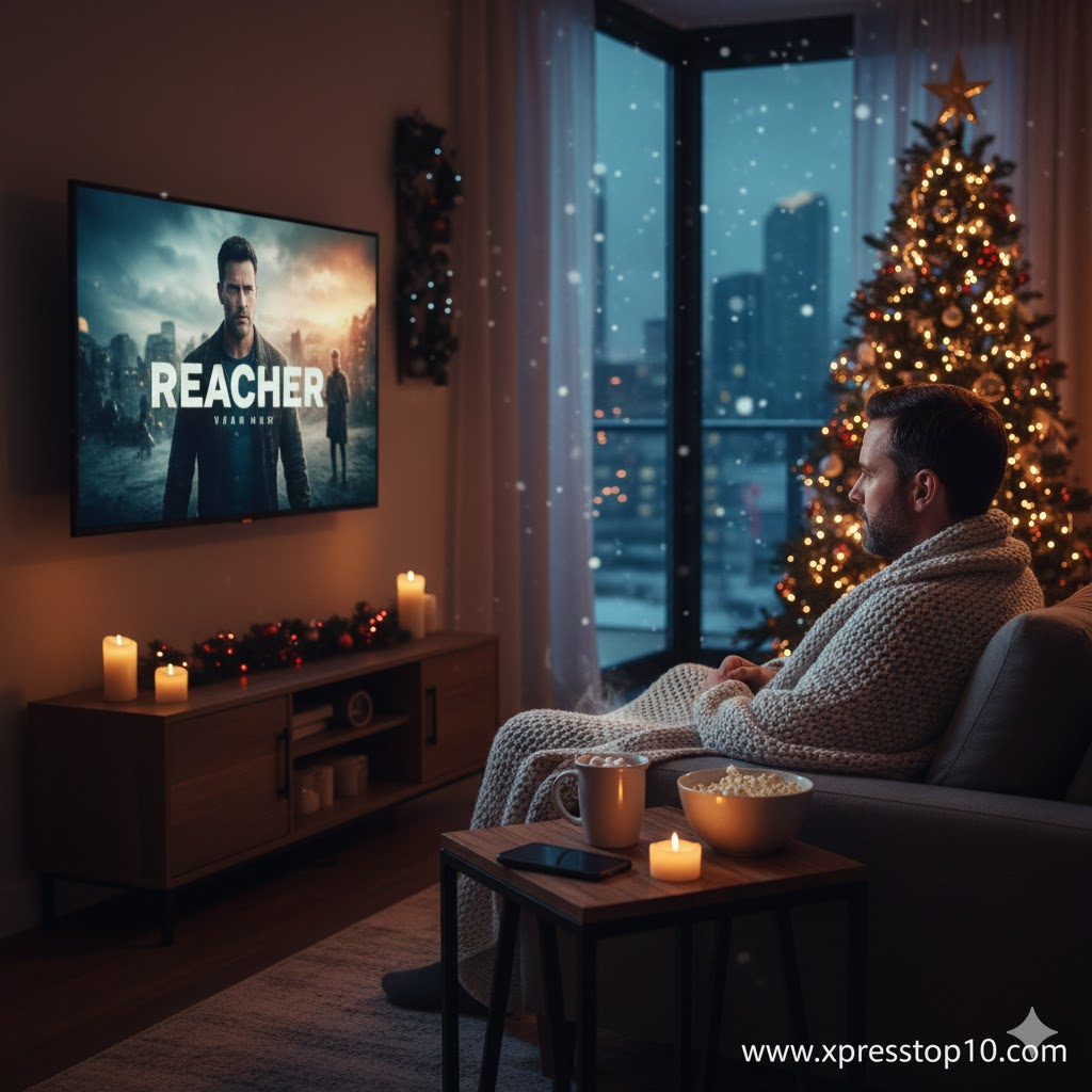 If there’s one show that screams December binge, it’s Reacher.