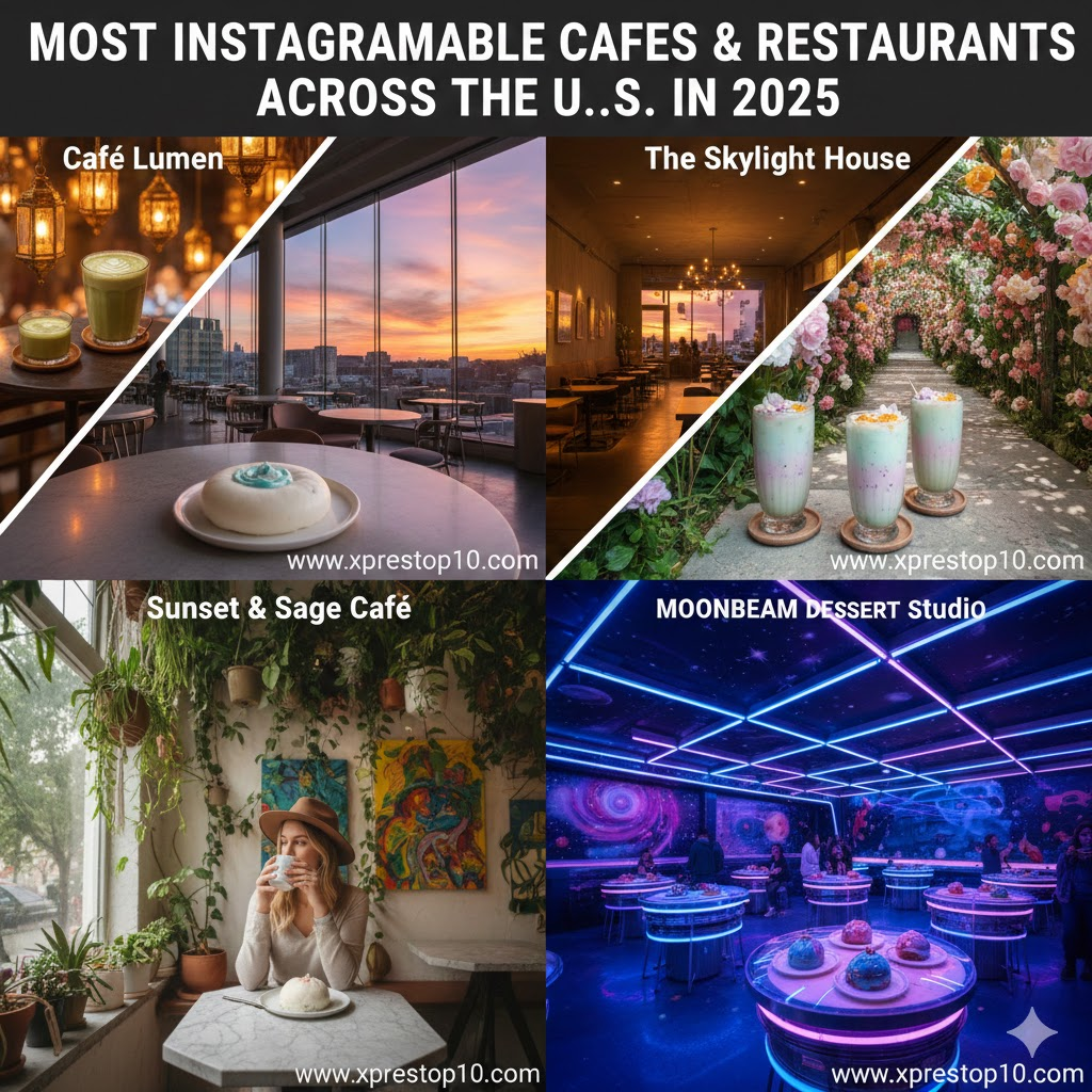 Most Instagrammable Cafes & Restaurants Across the U.S. in 2025