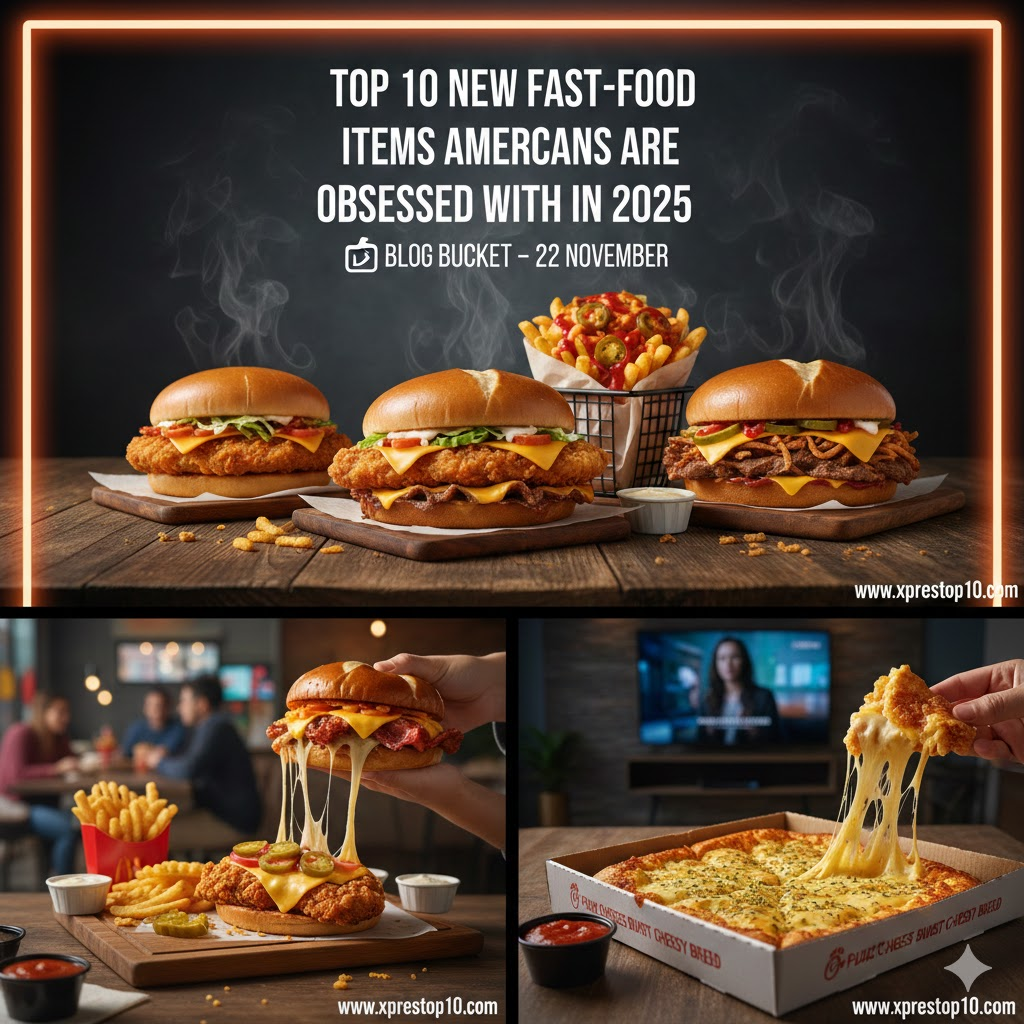 Top 10 New Fast-Food Items Americans Are Obsessed With in 2025