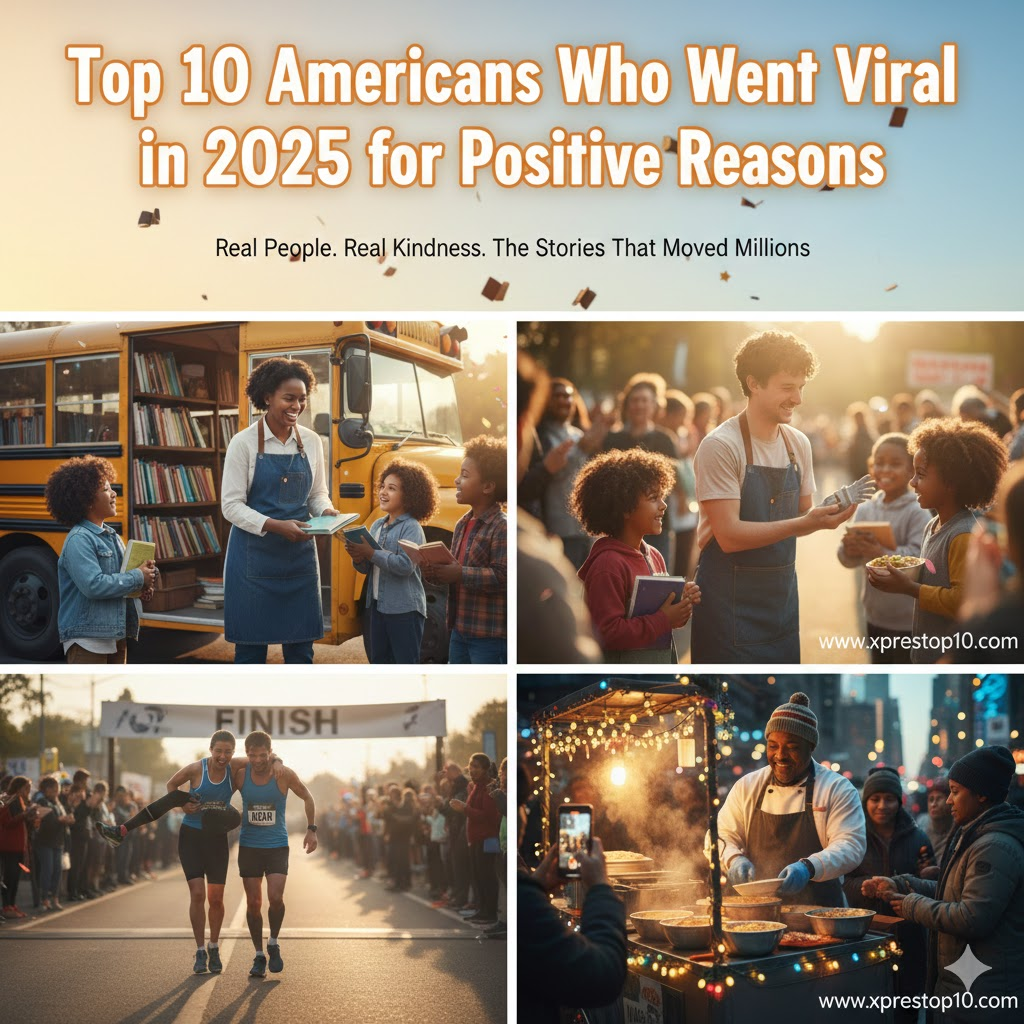 Top 10 Americans Who Went Viral in 2025 for Positive Reasons