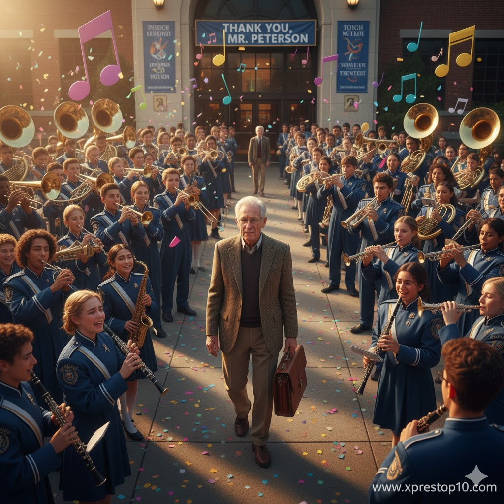 The High School Band That Delivered a Heartfelt Goodbye